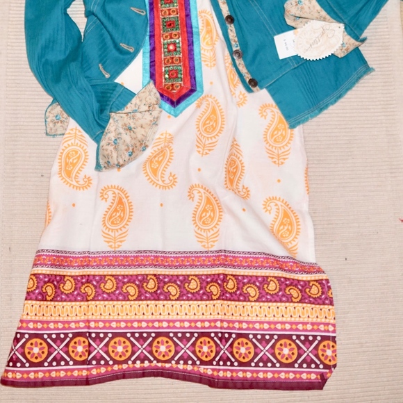 Halife Indian Paisley Tunic Dress - Picture 6 of 8